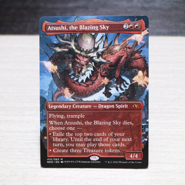 Atsushi, the Blazing Sky Kamigawa: Neon Dynasty (NEO) hologram