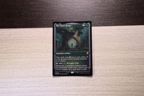 The Great Henge #562 Commander Masters (CMM) etched foil