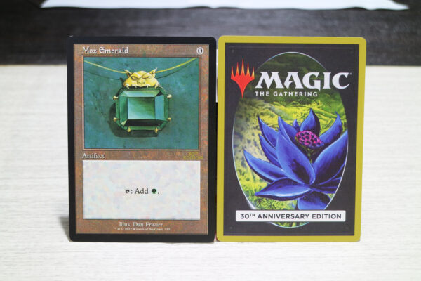 Mox Emerald 30th Anniversary Edition (30A) German black core mtg magic the gathering proxy for FNM GP tournament