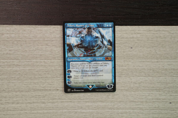 Teferi, Master of Time 290 core set 2021 M21 hologram