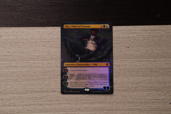 Oko, Thief of Crowns (extended art) ELD Throne of Eldraine foil