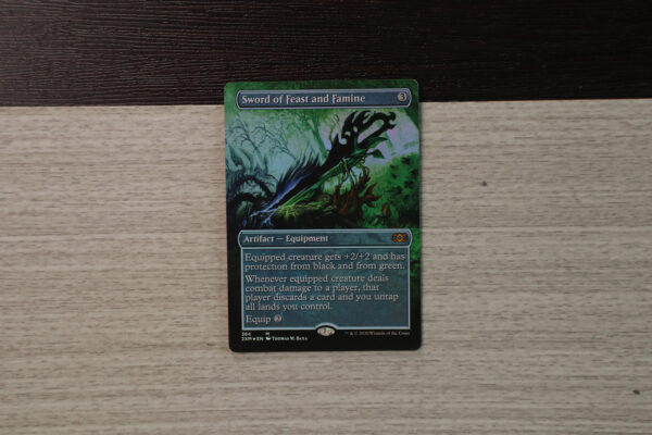 Sword of feast and famine extended art 2xm double masters foil