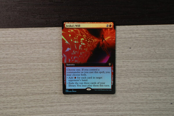 Jeska's Will extended art Commander Legends (CMR) foil