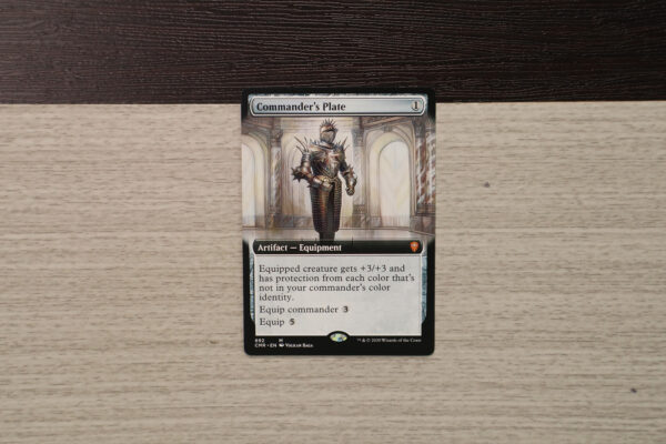 Commander's Plate extended art Commander Legends (CMR) hologram