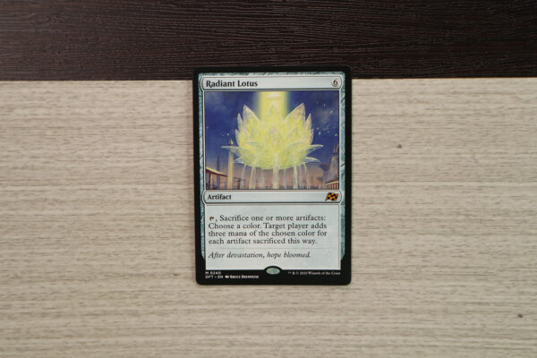 Radiant Lotus #240 DFT hologram