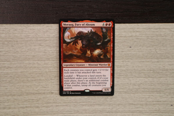 Moraug, Fury of Akoum #150 ZNR hologram