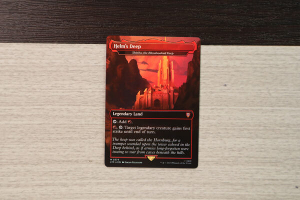 Shinka, the Bloodsoaked Keep Helm's Deep LTC foil