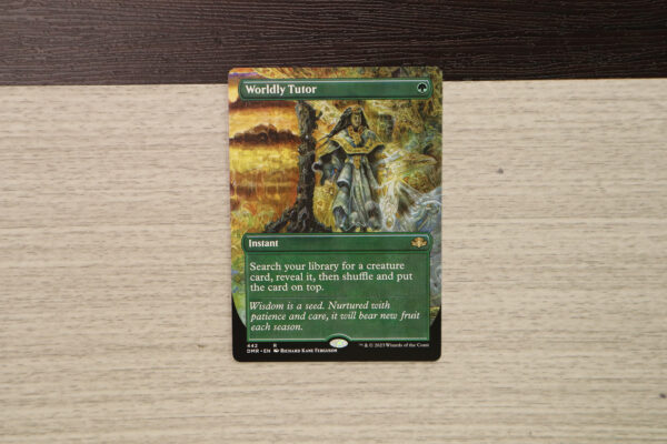 Worldly Tutor #442 Dominaria Remastered (DMR) hologram