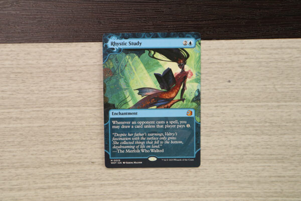 Rhystic Study #25 Wilds of Eldraine: Enchanting Tales (WOT) hologram