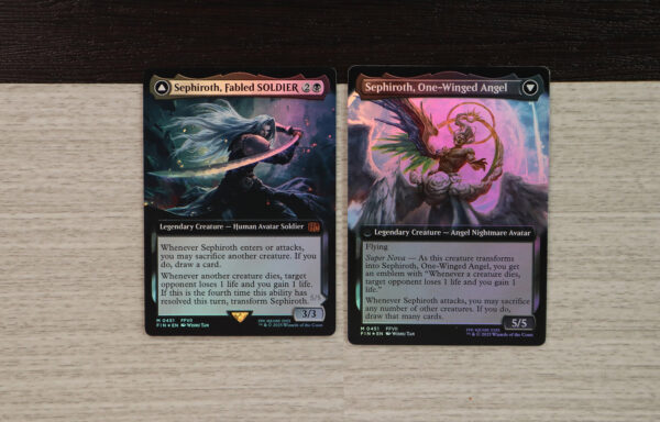 Sephiroth, Fabled SOLDIER Sephiroth, One-Winged Angel #451 FIN double foil