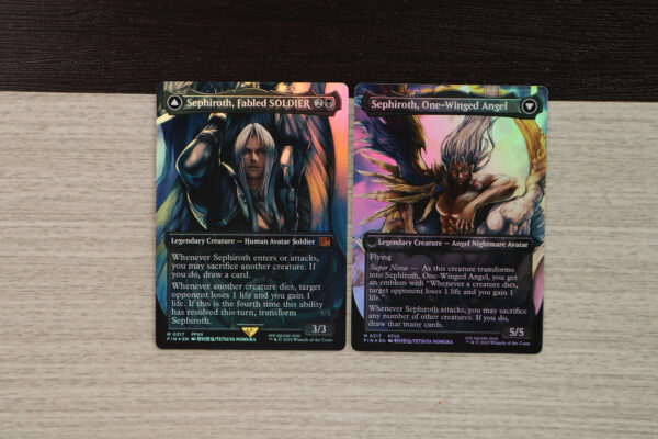 Sephiroth, Fabled SOLDIER Sephiroth, One-Winged Angel #317 FIN double foil