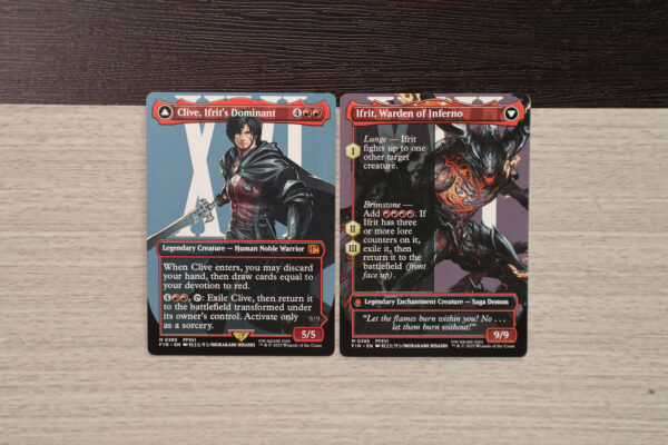Clive, Ifrit's Dominant Ifrit, Warden of Inferno #385 FIN double hologram