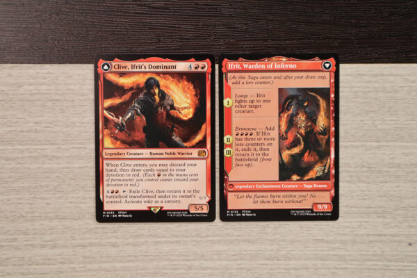Clive, Ifrit's Dominant Ifrit, Warden of Inferno #133 FIN double hologram