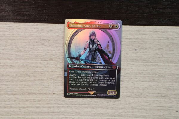 Lightning, Army of One #320 FIN foil