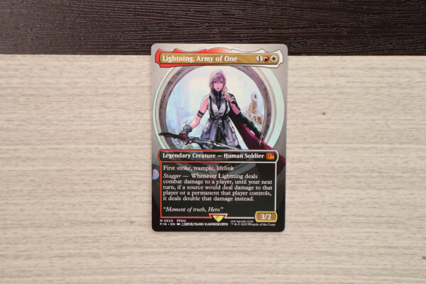 Lightning, Army of One #320 FIN hologram