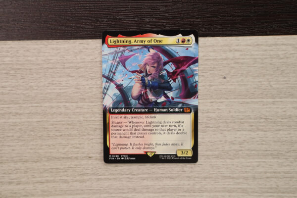 Lightning, Army of One #498 FIN hologram
