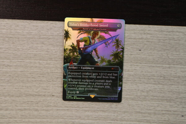 Sword of Truth and Justice Tidus's Brotherhood Sword SLD foil