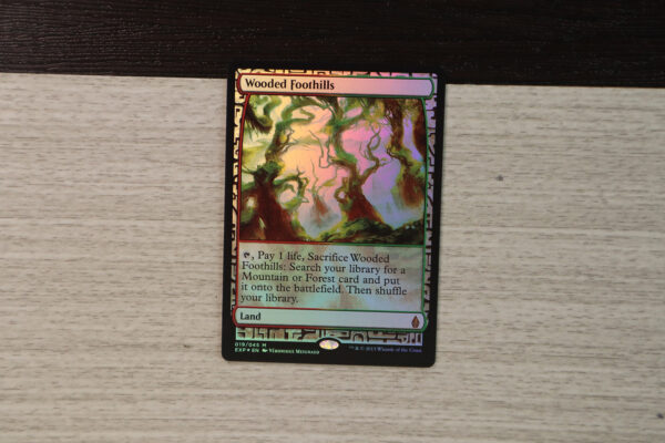 Wooded Foothills Zendikar Expeditions foil