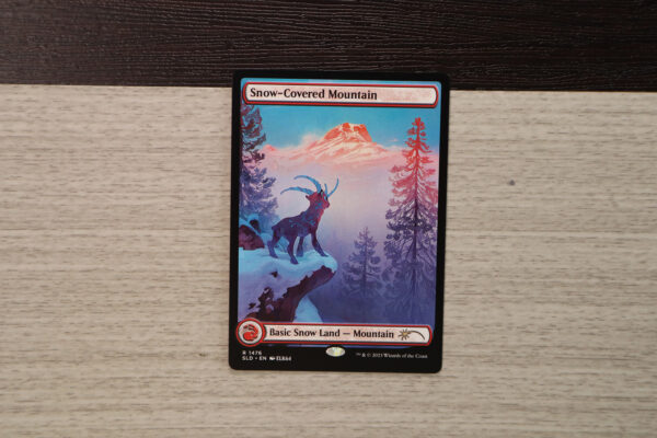 Snow-Covered Mountain #1476 Secret Lair Drop (SLD) hologram