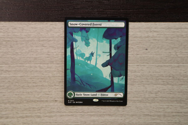 Snow-Covered Forest #1477 Secret Lair Drop (SLD) hologram