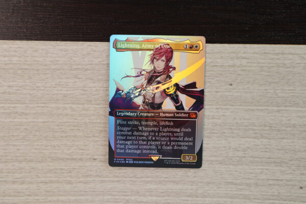 Lightning, Army of One FIN foil