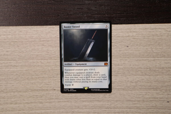 Buster Sword #255 FIN hologram