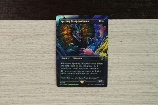 Spitting Dilophosaurus #3 REX foil