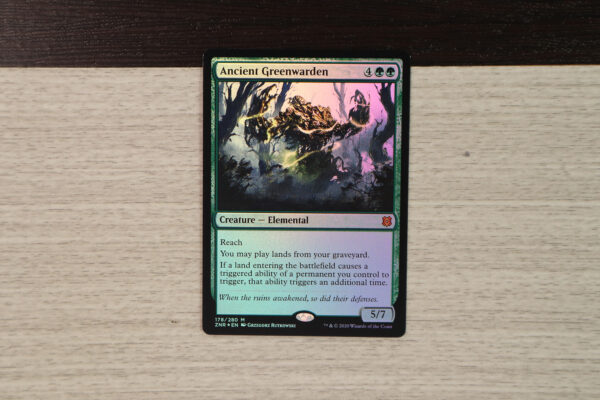 Ancient Greenwarden #178 ZNR foil