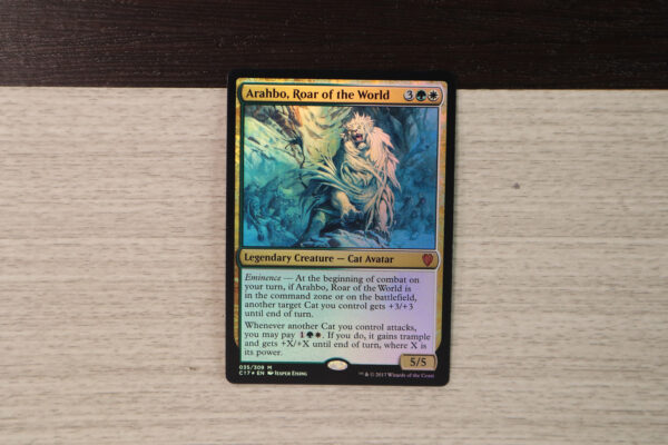 Arahbo, Roar of the World #35 C17 foil